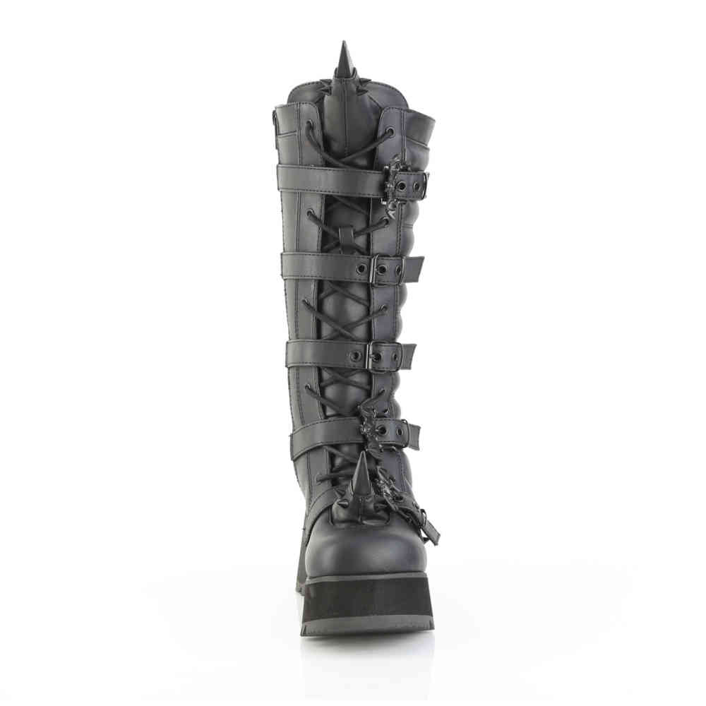DemoniaCult - SCENE-157 Plattformstiefel - Schwarz